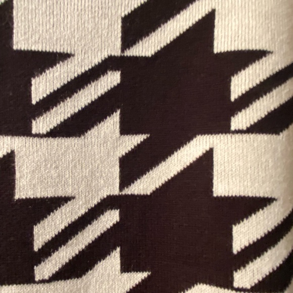 NWT ANN KLIEN Houndstooth Zip Front Cape - Picture 14 of 16